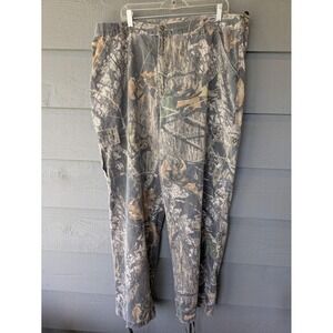 VTG Mossy Oak Pants Mens 42x32 Camo Canvas Cargo Relaxed Fit Hunting Gear 90s